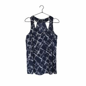 FOREVER 21 Blue print blouse